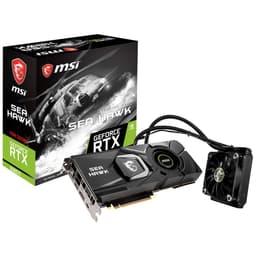MSI GeForce RTX 2080 Ti Sea Hawk X grafikkort 11G