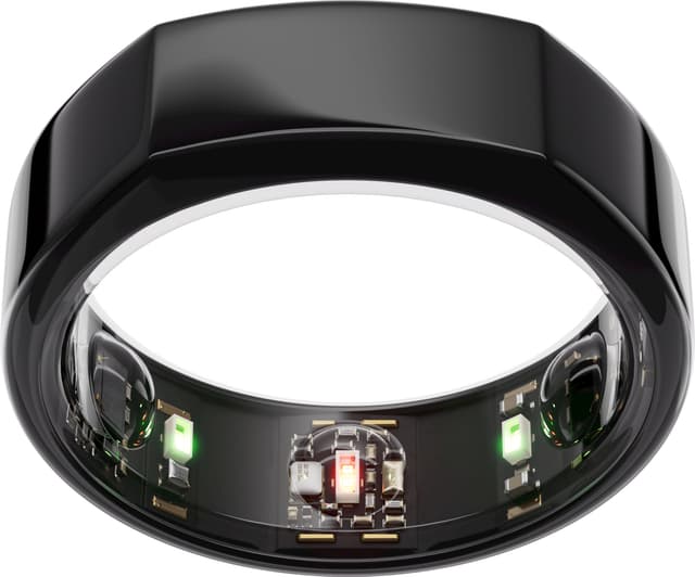 Oura Ring Gen3 Heritage älysormus koko 7 (musta)