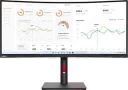 Lenovo ThinkVision T34w-30 34" LCD skjerm 63D4GAT1EU (raven black)