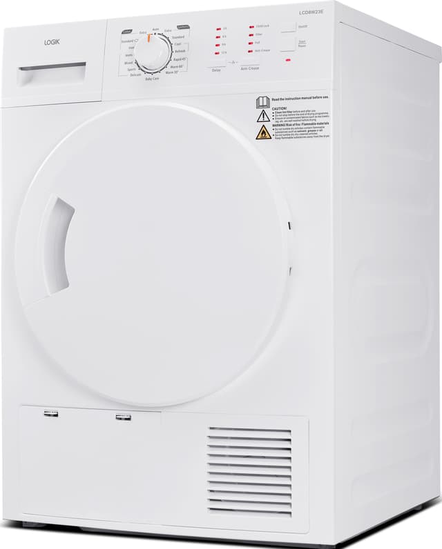 Logik Torktumlare LCD8W23E (8kg)