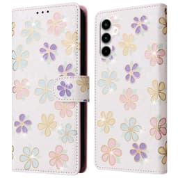 Til Samsung Galaxy A35 Lommebok-deksel Blomster