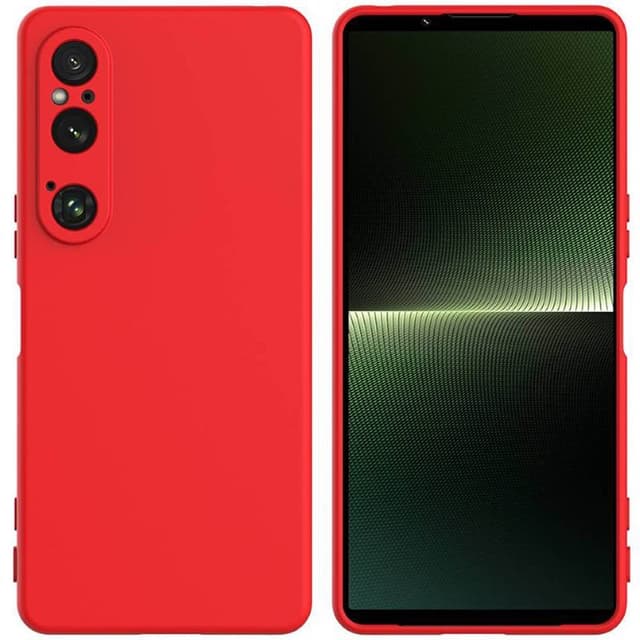 Liquid silikon skal Sony Xperia 1 VI - China Red