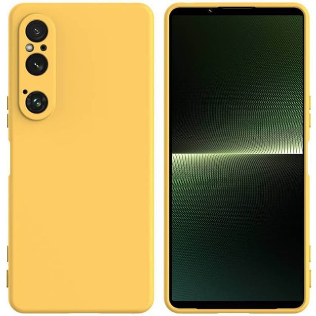 Liquid silikon skal Sony Xperia 1 VI - Gul