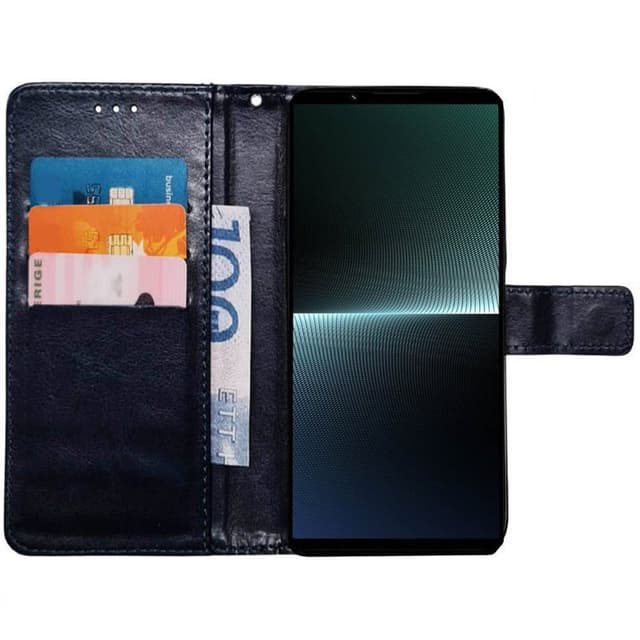 Lompakkokotelo 3-kortti Sony Xperia 1 VI - Tummansininen
