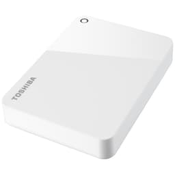 Toshiba Canvio Advance bærbar harddisk 4 TB (hvit)
