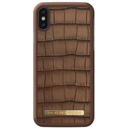 iDeal fashion fodral till iPhone X/Xs (brunt krokodilmönster)