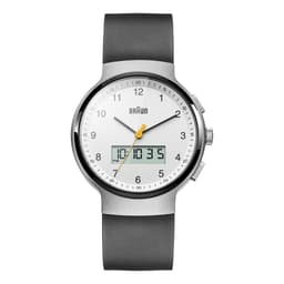 Braun classic klocka med gummirem