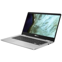 Asus Chromebook C423, 14" HD kannettava tietokone (hopea/musta)