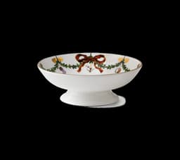 Royal copenhagen stjerne riflet christmas skål m/ fot 18 cm