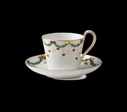 Royal copenhagen stjerne riflet christmas kopp m/ skål 24 cl