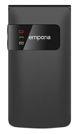 Emporia Flip Basic mobiltelefon (sort)
