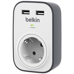Belkin SurgeCube ylijännitesuoja + 2 USB-porttia