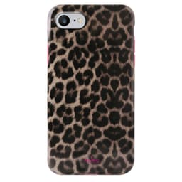 Puro iPhone 6s/7/8 stødsikkert cover (pink/leopard)