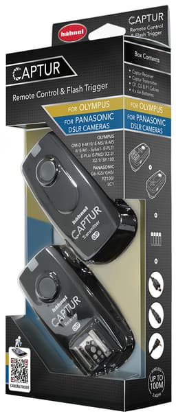 Hähnel Captur fjernbetj.+flash trigger til Olympus/Panasonic DSLR-kam.