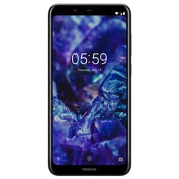 Nokia 5.1 Plus smartphone (glansig svart)