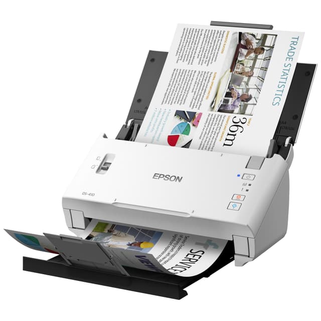 Epson WorkForce DS-410 skanner med dokumentmater