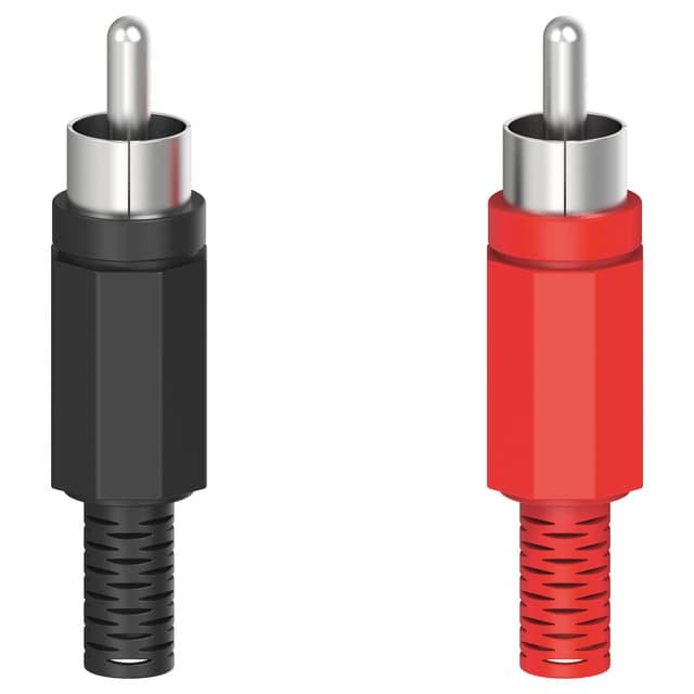 Hama 2x RCA loddbar plugg