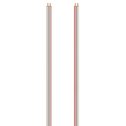 Hama høyttalerkabel 2 stk. 0,75 mm²  (20 m/gjennomsiktig)