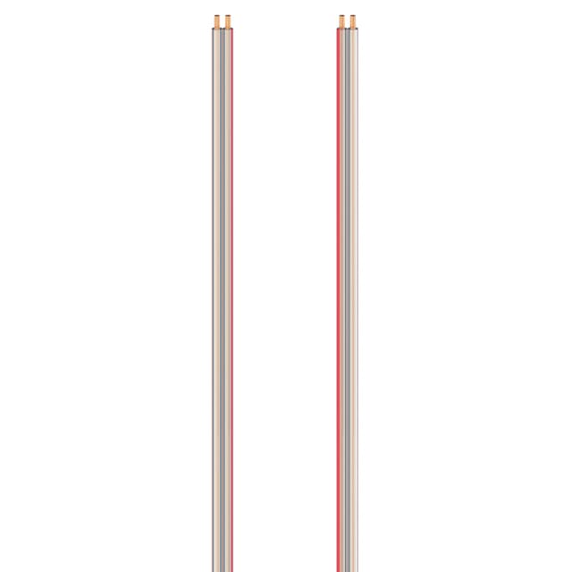 Hama høyttalerkabel 2 stk. 0,75 mm²  (20 m/gjennomsiktig)
