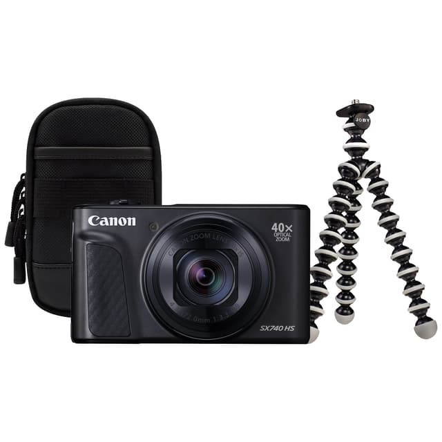 Canon PowerShot SX740 reisesett (sort) - Elkjøp