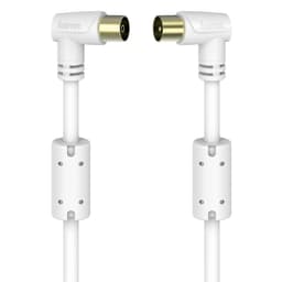 Hama antenn koaxialkabel  90°, 95 dB (1.5 m/vit)