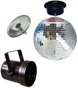 Adj mbs-300 mirrorball set