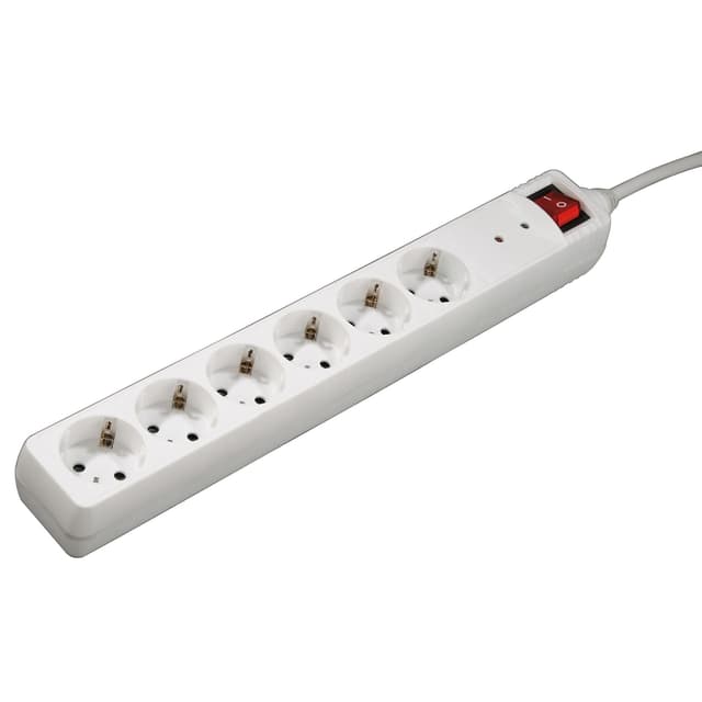 Hama 6-vägs förgreningskontakt 1.5 m