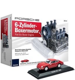 Franzis Porsche 911 6-cylindrigsats med 1: 43 bil