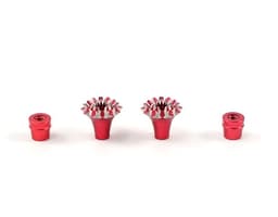 FrSky M3 Stick End Grande Lotus Red. 2stk