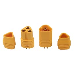 Amass 3.5mm mt60 3-pols plugg - 1par