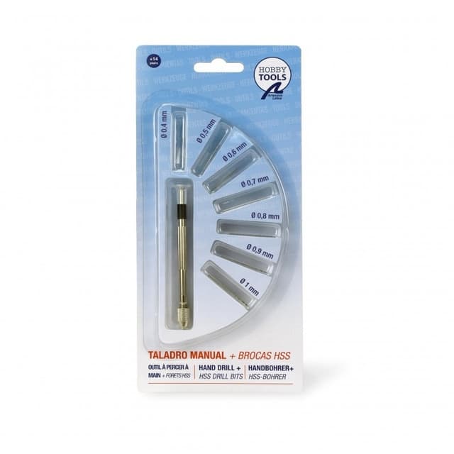 Artesania Latina - Mini Hånddrill + 7 Bor
