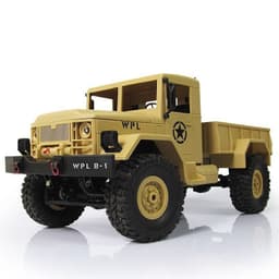 Wpl militær lastebil - off-road rtr - 1:16 gul