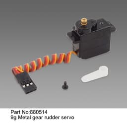 JW880514 9g metal gear rudder servo