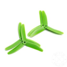Hq triple prop 5x4x3 green (2cw+2ccw)-glass fiber
