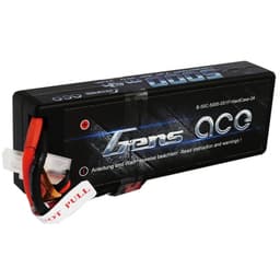 2s  5000mah - 50c - gens ace hardcase m/deans