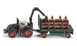 Siku fendt traktor med henger for tømmer