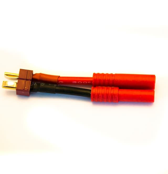 Amass Overgang - Male Deans til 4.0mm Gullkontakt