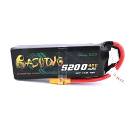 4s  5200mah - 40c - gens ace xt90 bashing series