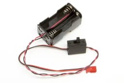 Futaba batteriboks for 4aa m/jr kontakt og bryter