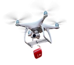 Air-dropping system for phantom 4 series