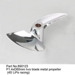 JW890123 Two blade metal propeller (4S LiPo)