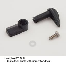 JW820909 Plastic lock knob with screw for deck