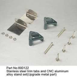 Jw890122 stål trim faner og aluminium stativ sæt