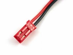 Fuse JST han - 10 cm 22AWG silikonkabel