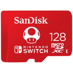 SanDisk MicroSDXC minneskort till Nintendo Switch 128 GB