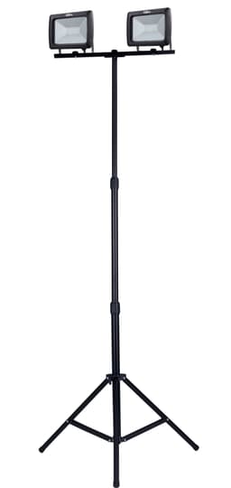 Arbeidslys led med stativ 2x20w, 230v