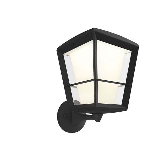 Philips Hue Econic WACA vegglanterne (sort)