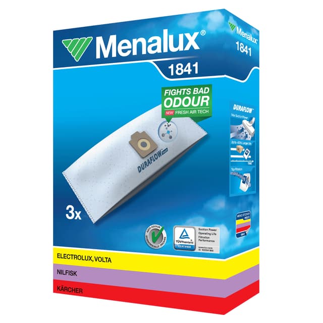 Menalux støvsugerposer 1841 til  Electrolux/Nilfisk/Volta m.m.