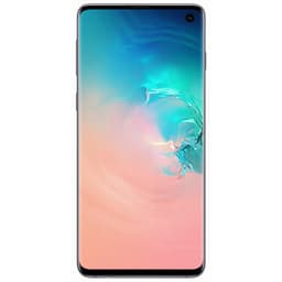Samsung Galaxy S10 smartphone (prism vit)