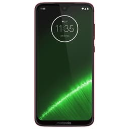 Motorola Moto G7 Plus smarttelefon (rød)